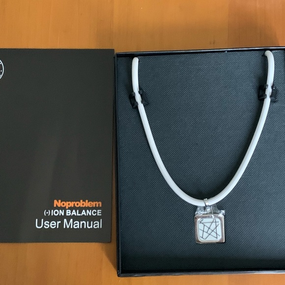NWT Noproblem Ion Balance necklace — RED - Picture 1 of 4